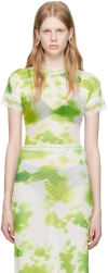 Ottolinger Ssense Exclusive Green T-shirt In Special Print Green