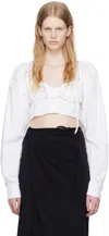 Ottolinger Ssense Work Capsule – White Blouse In White
