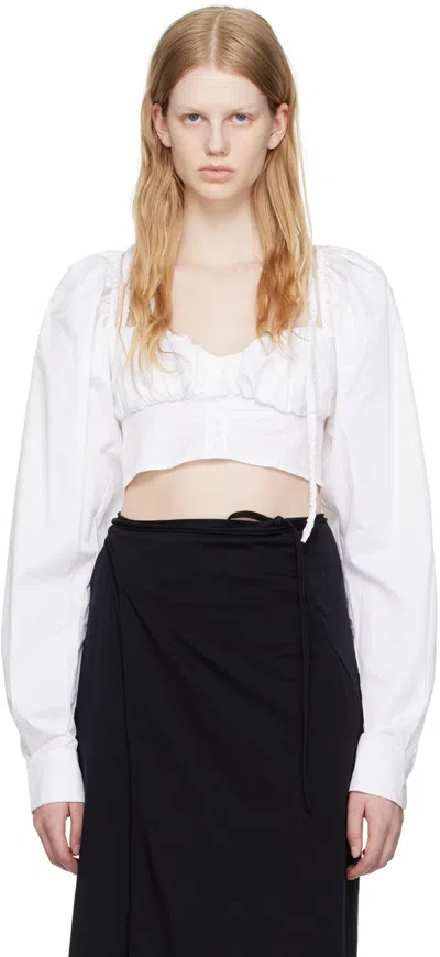 Ottolinger Ssense Work Capsule – White Blouse