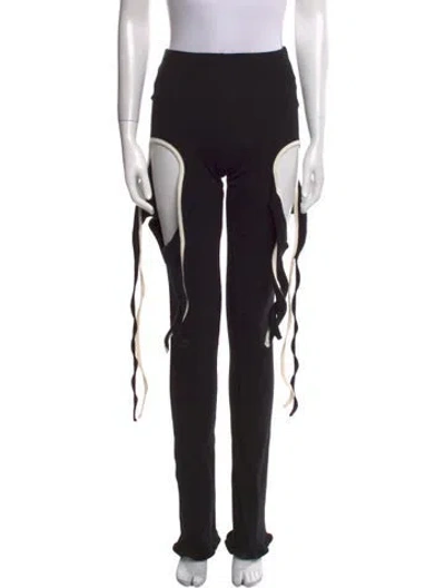 Pre-owned Ottolinger Straight Leg Pants In Black