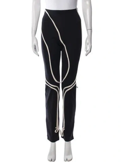 Pre-owned Ottolinger Straight Leg Pants In Black