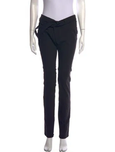 Pre-owned Ottolinger Straight Leg Pants In Black/blue
