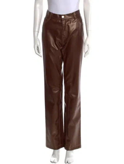 Pre-owned Ottolinger Straight Leg Pants In Brown