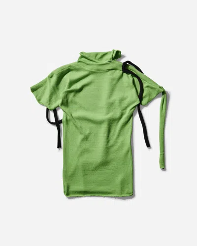 Ottolinger Strap Knit T-shirt In Green