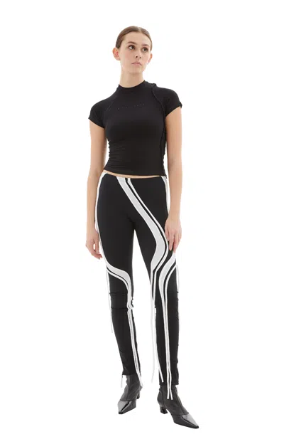 Ottolinger Strappy Leggings In Black
