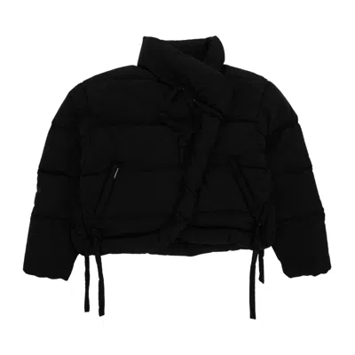 Pre-owned Ottolinger Strappy Puffer Jacket 'black' | Women's Size Xs