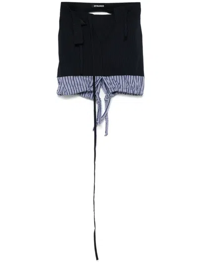OTTOLINGER STRIPED MINI SKIRT