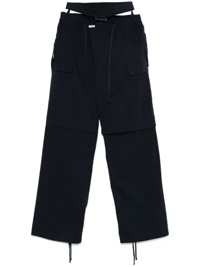 Ottolinger Striped Trousers In 蓝色