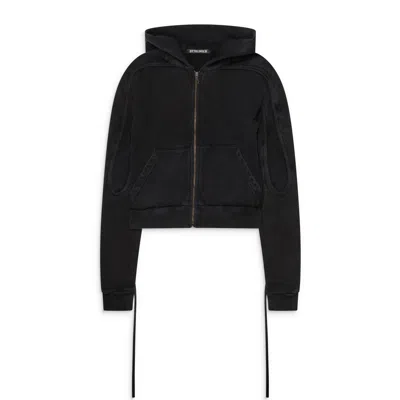 Ottolinger Sutured Zip Hoodie Black
