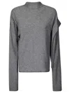 Shop Ottolinger Sweater With Collar And Lace
