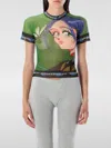 Ottolinger Fairy-print Mesh T-shirt In Green