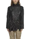 Ottolinger Women's Wrinkle Shirt With Zip In Black