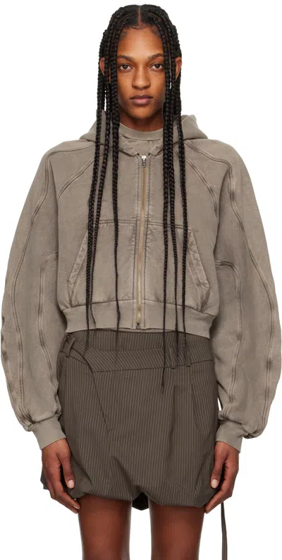 Ottolinger Taupe Multiline Hoodie In Light Brown