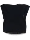 Ottolinger Pinstriped Deconstructed Corset Top