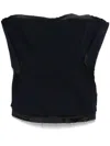 Ottolinger Pinstriped Deconstructed Corset Top