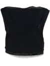 Ottolinger Pinstriped Deconstructed Corset Top