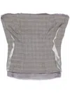 Ottolinger Wool Blend Corset In Grey