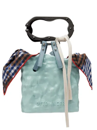 Ottolinger Top Handle Clutch Bag In Blue