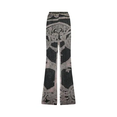 Pre-owned Ottolinger Tree Of Life Mesh Pants 'multicolor' | Multi-color | Women's Size L