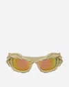 Ottolinger Twisted Sunglasses Beige / Gold In Yellow