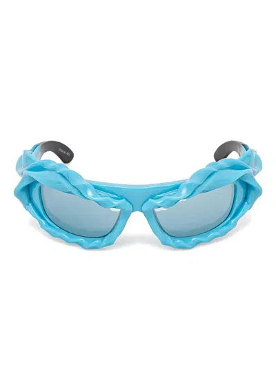 Ottolinger Geometric Frame Sunglasses In Blue