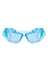 Ottolinger Twisted Sunglasses In Blue