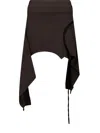 Ottolinger Upside Down Mini Skirt In 褐色