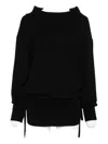 Ottolinger Upside Down Sweater In Black
