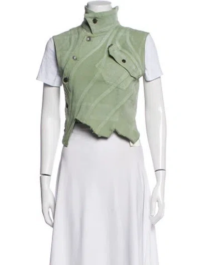 Pre-owned Ottolinger Vest In Green