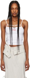 Ottolinger White Charmed Tank Top In White