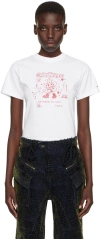 Ottolinger White Printed T-shirt In White