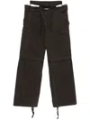 Ottolinger Wide-leg Cargo Trousers In 褐色
