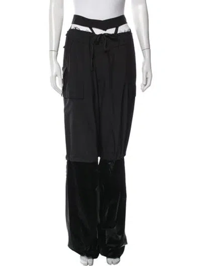 Pre-owned Ottolinger Wide Leg Pants In Black