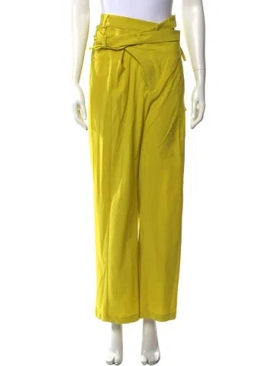 Pre-owned Ottolinger Wide Leg Pants In Yellow