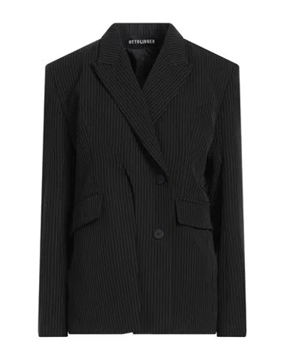 Ottolinger Woman Blazer Black Size 10 Polyester, Elastane