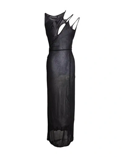 Ottolinger Woman Maxi Dress Black Size L Viscose, Polyester