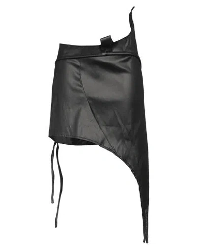 Ottolinger Woman Mini Skirt Black Size Xl Recycled Polyester, Elastane