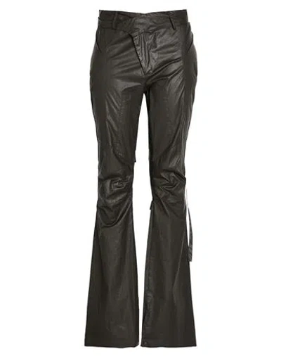 Ottolinger Woman Pants Dark Brown Size S Cotton, Polyurethane