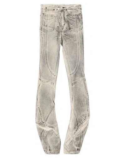 Ottolinger Woman Pants Light Grey Size M Cotton, Polyurethane, Recycled Pes, Elastane In Gray