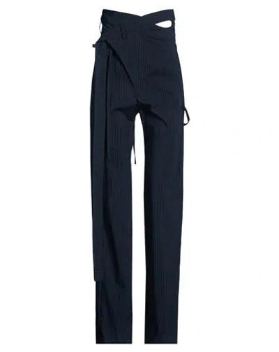 Ottolinger Woman Pants Midnight Blue Size 10 Cotton, Polyamide, Elastane, Polyester