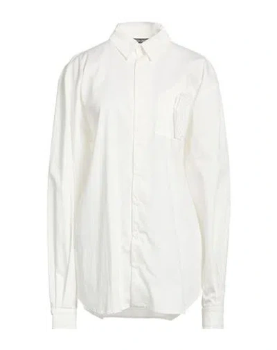 Ottolinger Woman Shirt White Size M Cotton, Polyamide, Elastane