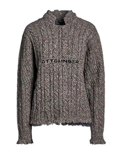 Ottolinger Woman Sweater Dark Brown Size Xl Textile Fibers, Cotton, Wool