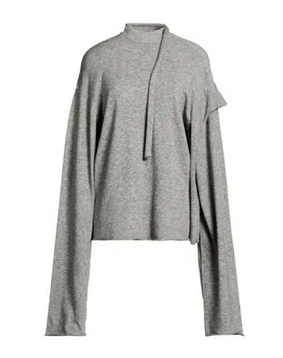 Ottolinger Woman Sweater Grey Size M Viscose, Polyester, Polyamide In Gray