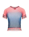 Ottolinger Mesh T-shirt Fade In Red