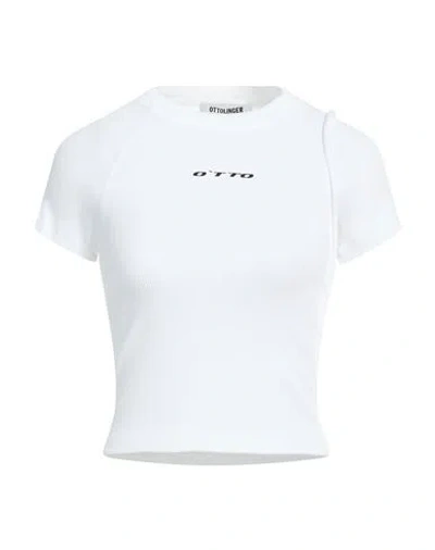 Ottolinger Woman T-shirt White Size L Organic Cotton, Elastane