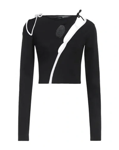 Ottolinger Woman Top Black Size L Viscose, Nylon