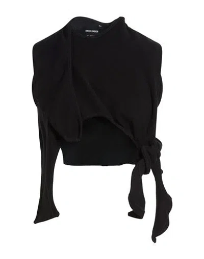 Ottolinger Woman Top Black Size Xl Organic Cotton, Elastane