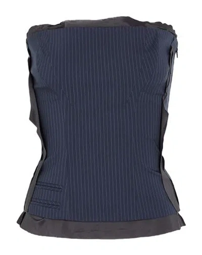 Ottolinger Woman Top Midnight Blue Size 6 Cotton, Polyamide, Elastane, Polyester