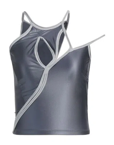 Ottolinger Cut-out Vest Top In Steel