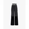 Ottolinger Raw-cut Finish Trousers In Black